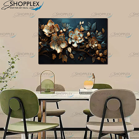 Metallic Bloom Wall Decor