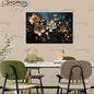 Metallic Bloom Wall Decor