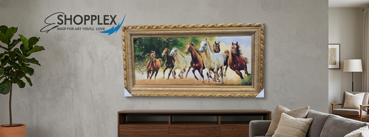 Multicolor 7 horses