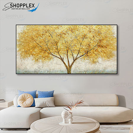 Textured Autumn Majesty Canvas Painting O43