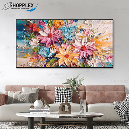 Colorful Abstract Painting O45