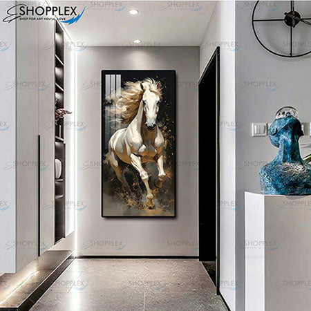 Running horse wall art P229