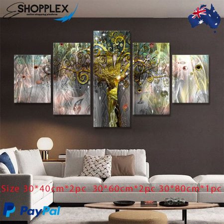 Abstract Design 5 piece set Quality canvas for sale Home Decoration Posters