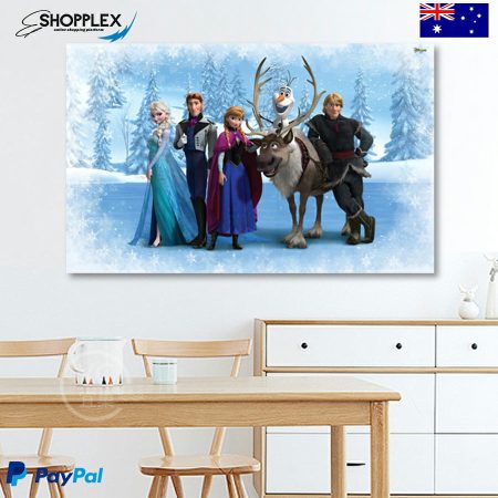 Frozen Elsa Anna Olaf Design for Kids Canvas High Quality Wall Prints for sale Home Decor