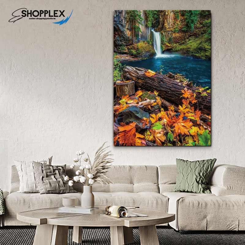Beautiful nature Waterfall photos made into Canvas Artwork for Sale